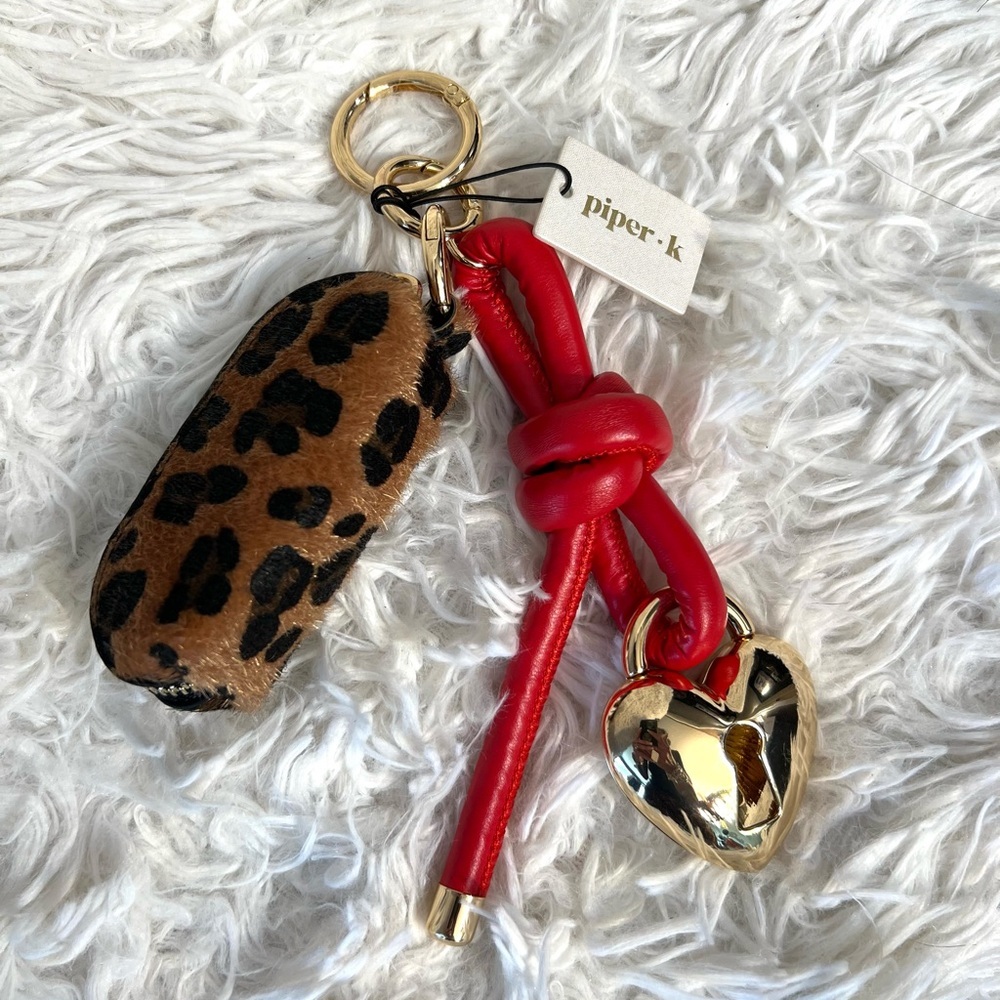 🐆❤️Piper K Gorgeous Leopard Mini Coin Purse Handbag Charm❤️🐆NWT - Picture 11 of 12